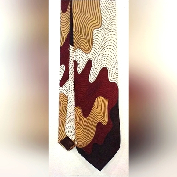 VINTAGE BALENCIAGA SILK TIE - Picture 1 of 8